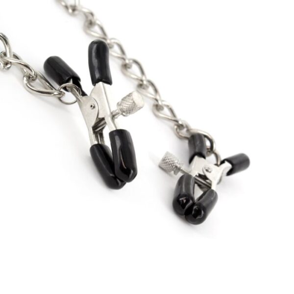 Fetish Fantasy - Extreme Deluxe Black Ball Gag With Nipple Clamps - Image 5