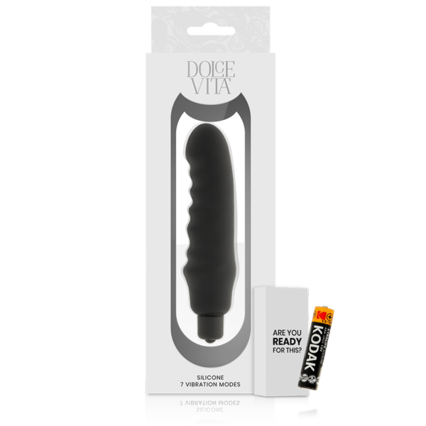 Dolce Vita - Genius Black Silicone Vibrator - Image 5