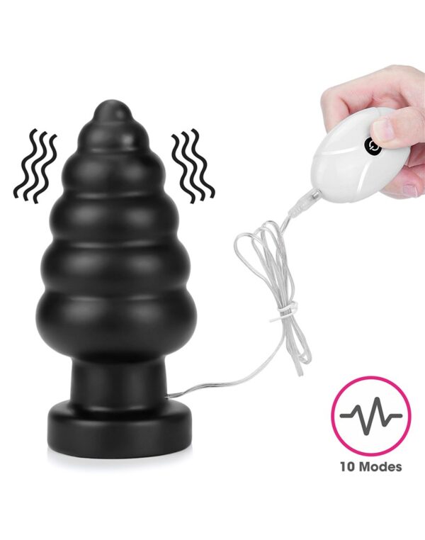 King Sized 7 Inch Remote Vibrating Anal Cracker Dildo - Image 2
