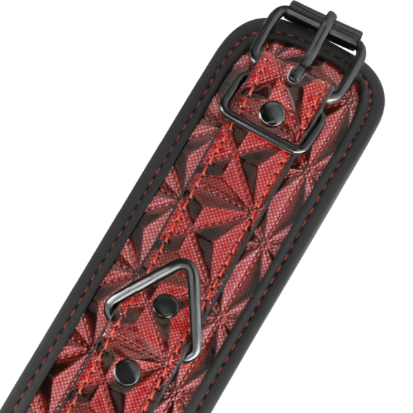 Beg Me - Red Edition Vegan Leather Hand Cuffs - Image 3