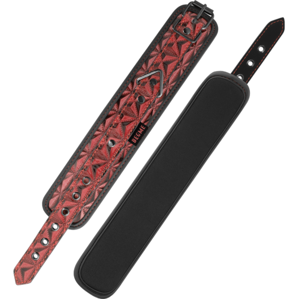 Beg Me - Red Edition Vegan Leather Hand Cuffs - Image 5