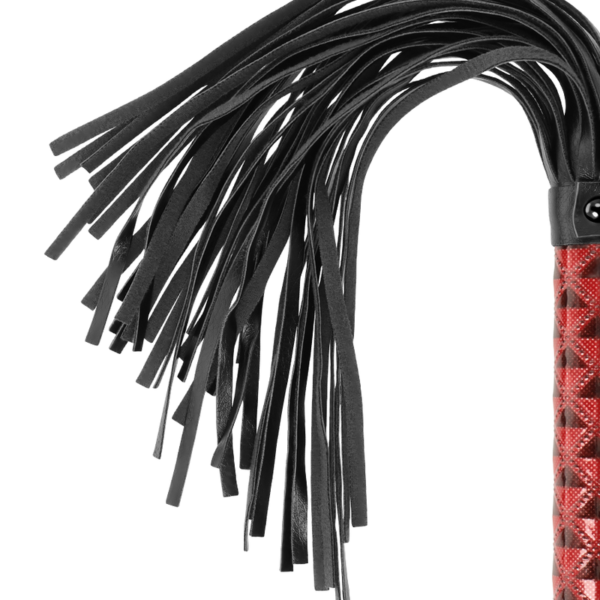 Beg Me - Red Edition Vegan Leather Flogger - Image 2