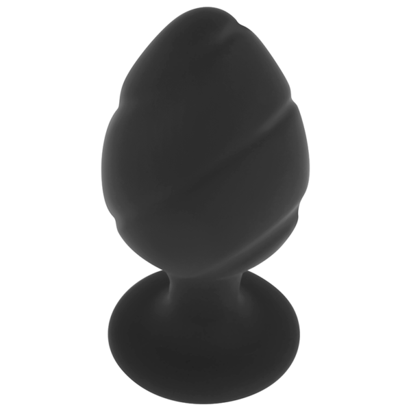 OhMama - Round Black Butt Plug Large - Image 3