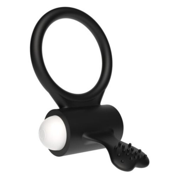 Lovetoy - Power Clit Silicone Vibrating Heart Cockring - Image 4