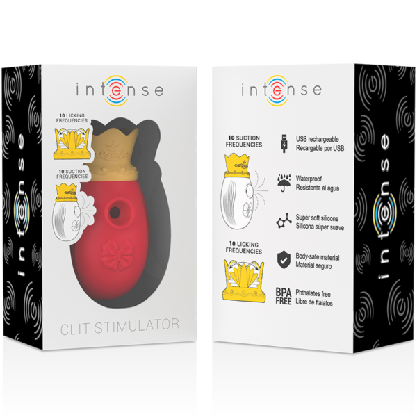 Intense Clit Licking and Sucking Stimulator - Red - Image 8
