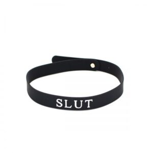 Silicone Choker - SLUT