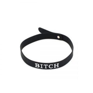 Silicone Choker - BITCH