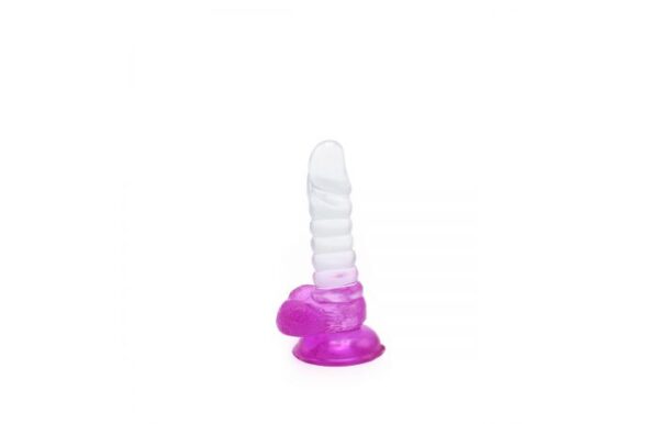 Kiotos – Crystal Jelly Purple Suction Cup Ballsy 6.1 Inch Dildo - Image 3