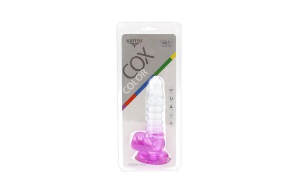 Kiotos – Crystal Jelly Purple Suction Cup Ballsy 6.1 Inch Dildo - Image 8
