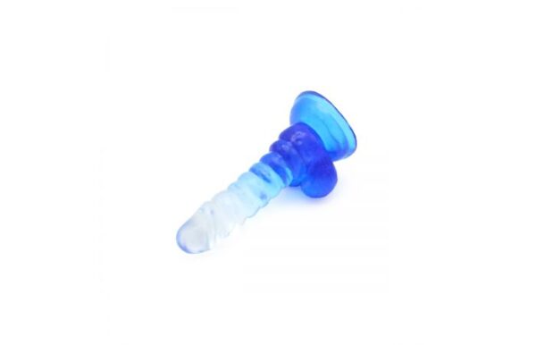 Kiotos – Crystal Jelly Blue Suction Cup Ballsy 6.1 Inch Dildo - Image 5