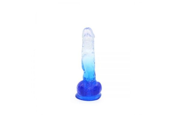 Kiotos – Crystal Jelly Blue Suction Cup Ballsy 6.8 Inch Dildo - Image 4
