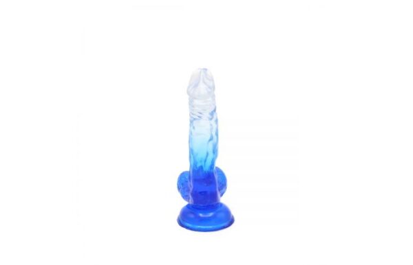 Kiotos – Crystal Jelly Blue Suction Cup Ballsy 6.8 Inch Dildo - Image 5