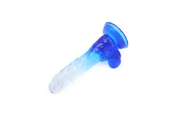 Kiotos – Crystal Jelly Blue Suction Cup Ballsy 6.8 Inch Dildo - Image 6