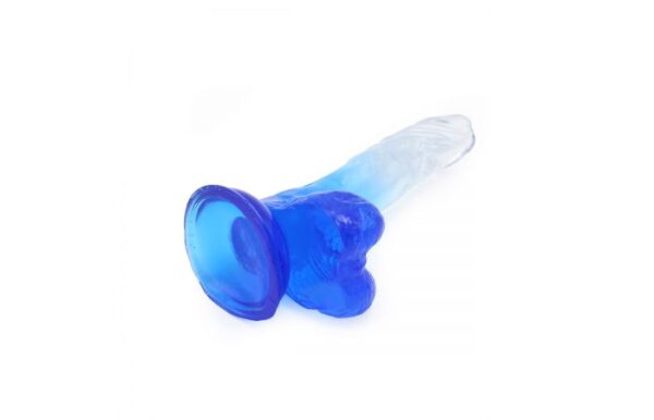 Kiotos – Crystal Jelly Blue Suction Cup Ballsy 6.8 Inch Dildo - Image 7