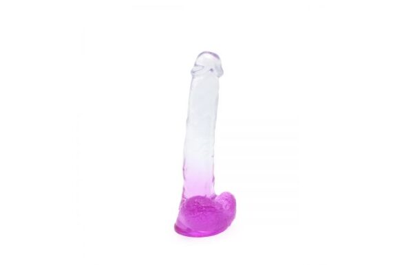 Kiotos – Crystal Jelly Purple Suction Cup Ballsy 8.8 Inch Dildo - Image 5