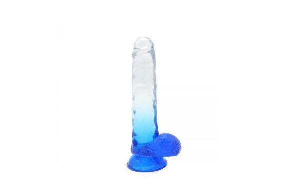 Kiotos – Crystal Jelly Blue Suction Cup Ballsy 8.8 Inch Dildo