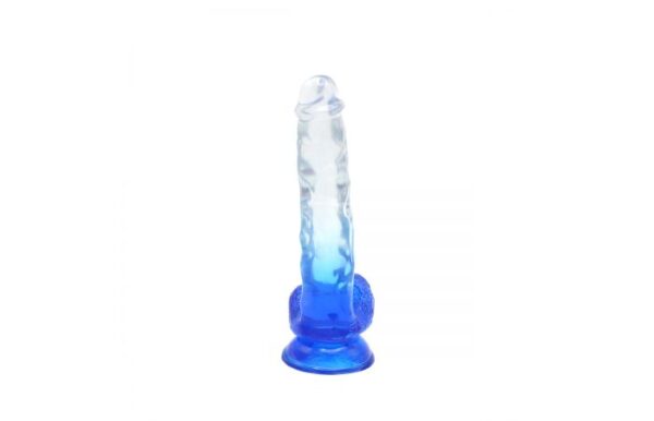Kiotos – Crystal Jelly Blue Suction Cup Ballsy 8.8 Inch Dildo - Image 5