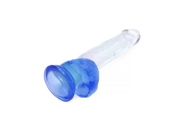 Kiotos – Crystal Jelly Blue Suction Cup Ballsy 8.8 Inch Dildo - Image 7