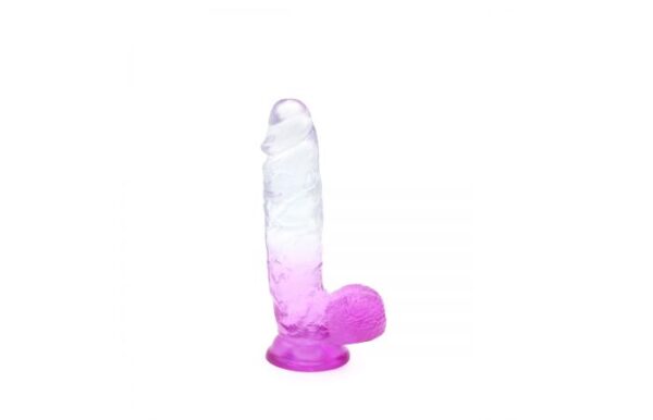 Kiotos – Crystal Jelly Purple Suction Cup Ballsy 8.4 Inch Dildo