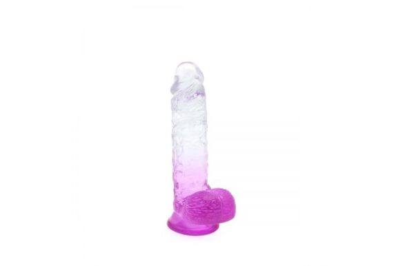 Kiotos – Crystal Jelly Purple Suction Cup Ballsy 8.4 Inch Dildo - Image 5