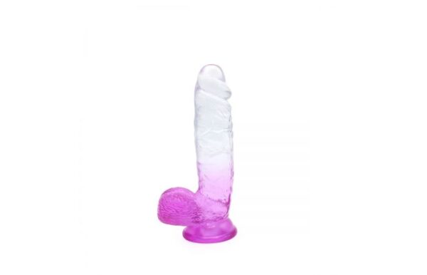 Kiotos – Crystal Jelly Purple Suction Cup Ballsy 8.4 Inch Dildo - Image 4