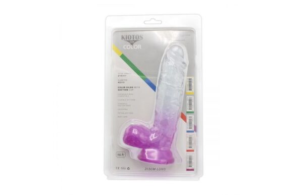 Kiotos – Crystal Jelly Purple Suction Cup Ballsy 8.4 Inch Dildo - Image 8