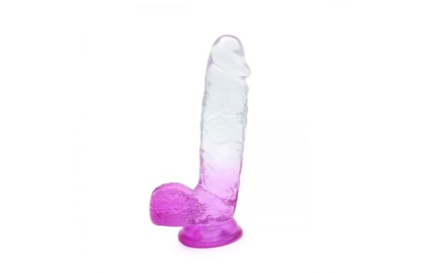 Kiotos – Crystal Jelly Purple Suction Cup Ballsy 9.8 Inch Dildo - Image 4