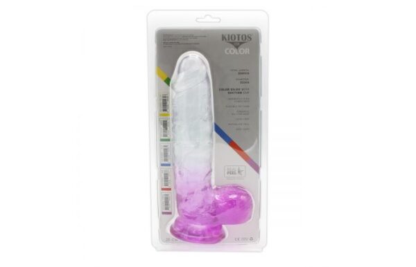 Kiotos – Crystal Jelly Purple Suction Cup Ballsy 9.8 Inch Dildo - Image 9