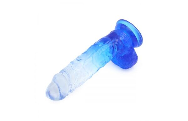 Kiotos – Crystal Jelly Blue Suction Cup Ballsy 9.8 Inch Dildo - Image 7