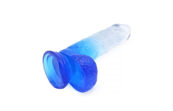 Kiotos – Crystal Jelly Blue Suction Cup Ballsy 9.8 Inch Dildo - Image 6