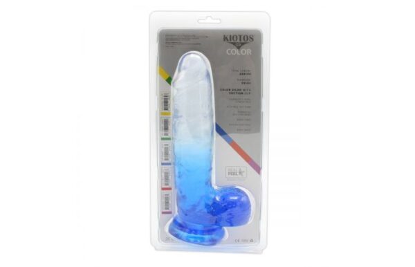 Kiotos – Crystal Jelly Blue Suction Cup Ballsy 9.8 Inch Dildo - Image 8
