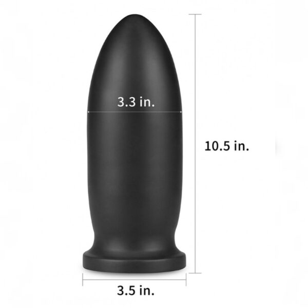 Lovetoy King Sized 9 Inch Anal Bomber Butt Plug Dildo - Image 3