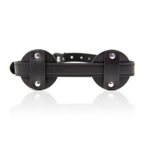 Toyz4Lovers - Patch Black Faux Leather Blindfold