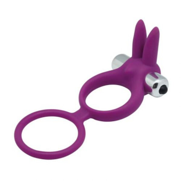 Toyz4Lovers - Stretchy Vibrating Rabbit Dual Cockring Purple