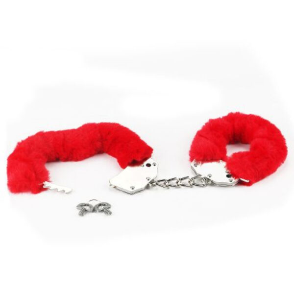Fetish Pleasure - Fluffy Red Hand Cuffs - Image 4