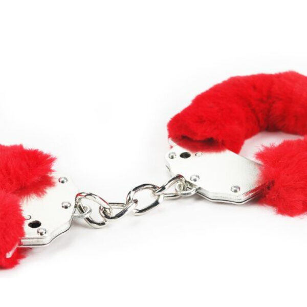 Fetish Pleasure - Fluffy Red Hand Cuffs - Image 3