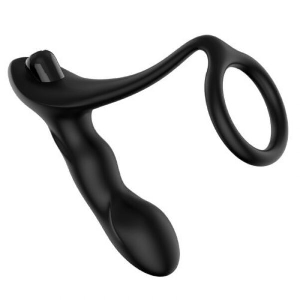 Leten - Dark Pleasure Vibrating Prostate Plug With Cock Ring - Image 2