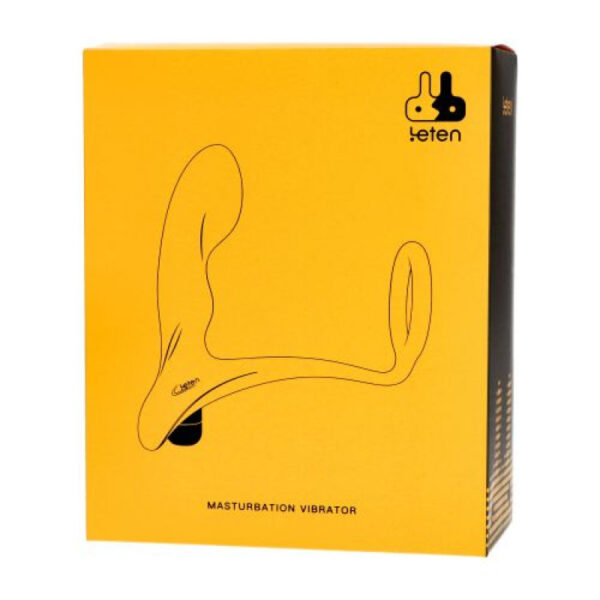 Leten - Dark Pleasure Vibrating Prostate Plug With Cock Ring - Image 5
