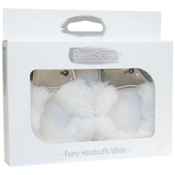 Bestseller - Fluffy White Hand Cuffs - Image 2