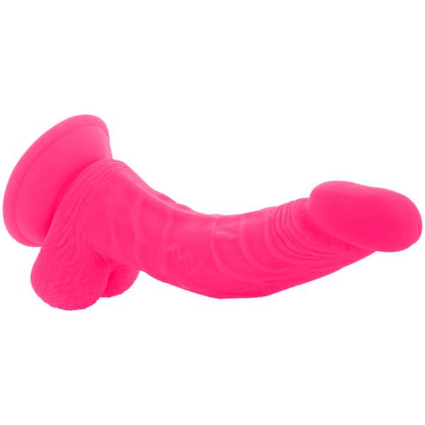Diversia - 8.5 Inch Flexible Vibrating Dildo - Pink - Image 5