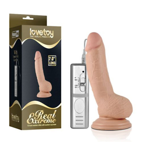Love Toy - Realistic 7 Inch Extreme Vibrating Dildo