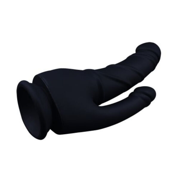 Chisa - Stripper Black Double 8.5 Inch Penetrator Dildo - Image 6