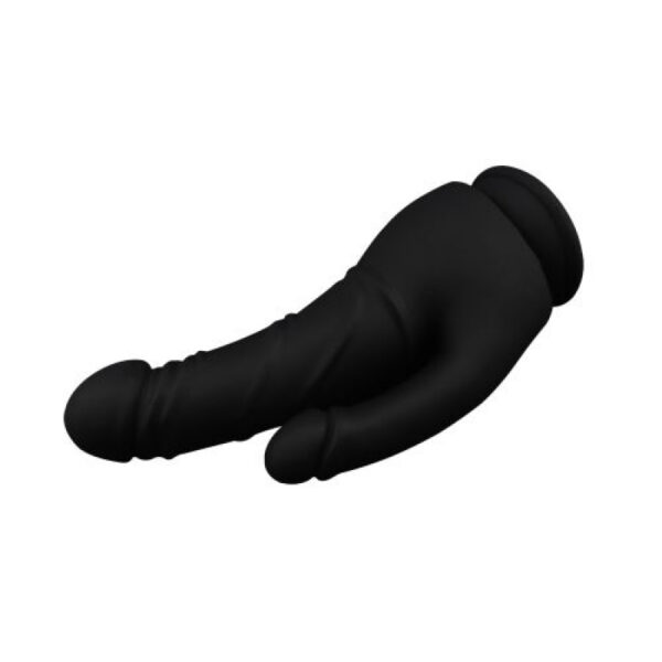 Chisa - Stripper Black Double 8.5 Inch Penetrator Dildo - Image 5