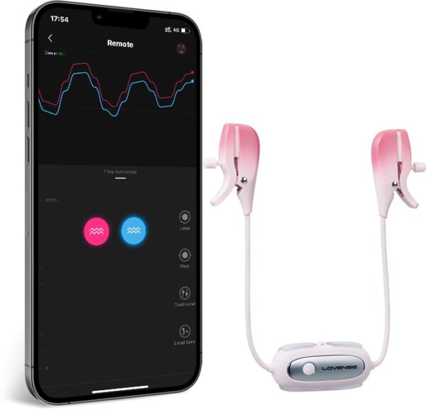 Lovense - Gemini App Controlled Vibrating Nipple Clamps