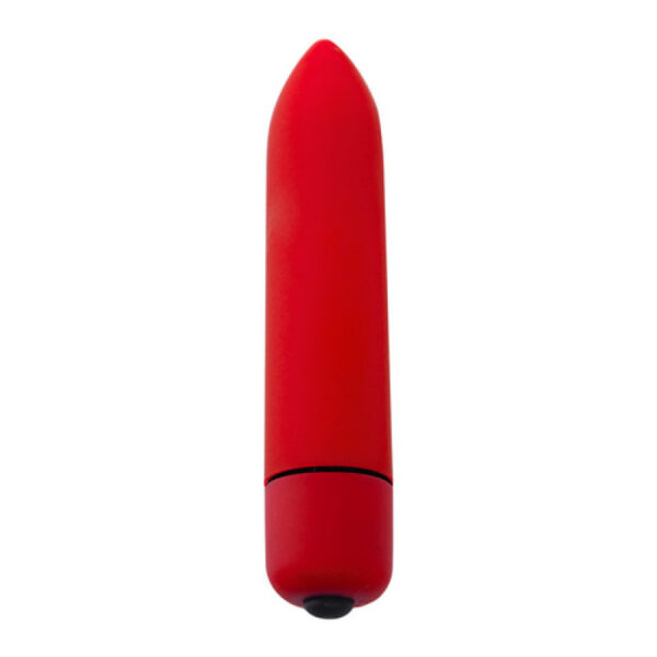 Silver & Red Heart Jeweled Butt Plug & Red Bullet Vibe Large - Image 9