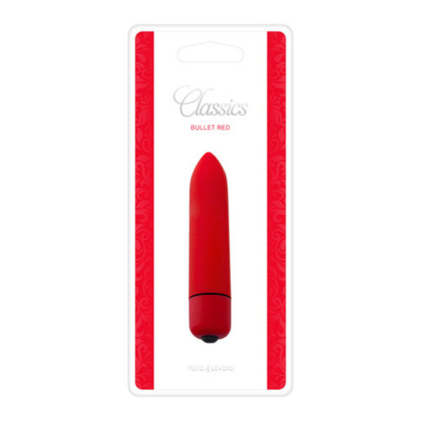 Silver & Red Heart Jeweled Butt Plug & Red Bullet Vibe Large - Image 10
