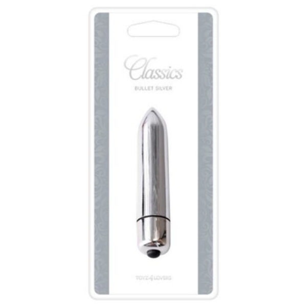 Silver & Pink Heart Jeweled Butt Plug & Bullet Vibe Large - Image 11