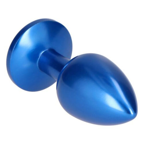 Fetish Art - Deep Blue Metal Jewelled Butt Plug - Image 6