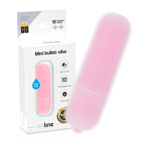 Online - Pink Mini Bullet Vibrator - Image 4