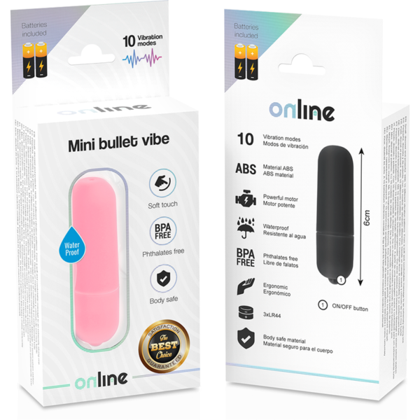 Online - Pink Mini Bullet Vibrator - Image 5